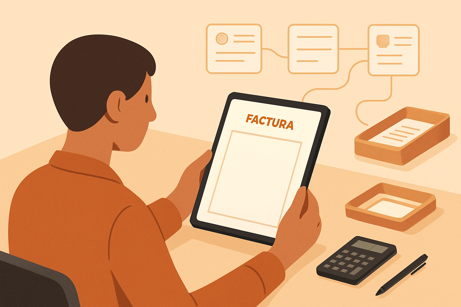 Plantilla de factura simple y profesional