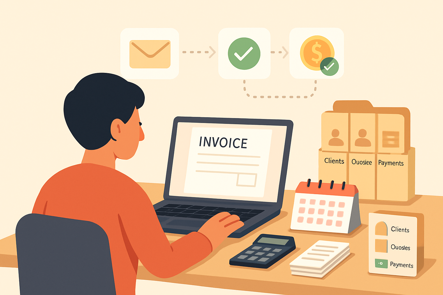 Plantilla de factura freelance gratis